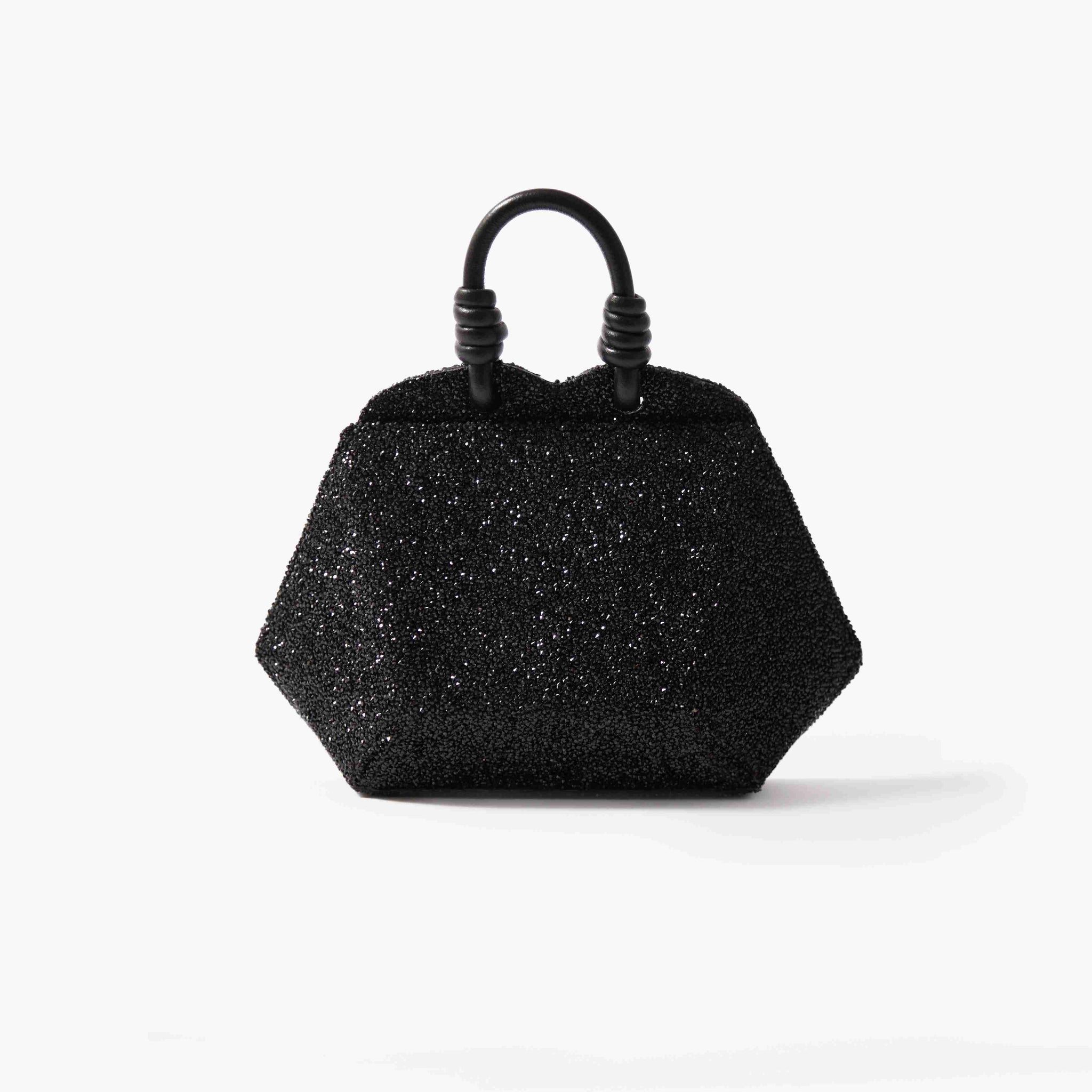 Bolsa Baby Diamante  Preto Shiny