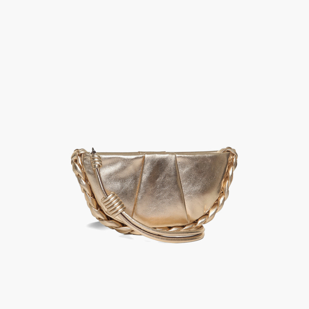 Bolsa Clutch Tiracolo Biarritz Costa Basca Ouro