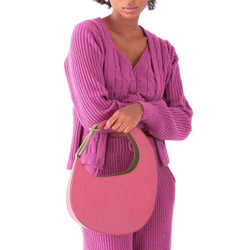 Bolsa Tote Zaz Roxo Wine